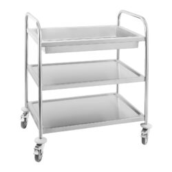 Carrello da servizio - 2 piani di appoggio, 1 vaschetta | RCGW 1