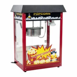 Macchina per popcorn - 1600 W - nera | RCPS-16E