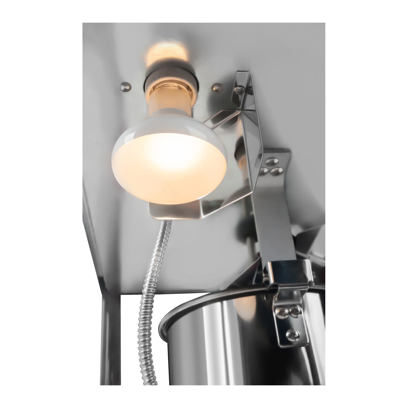 Macchina per popcorn con carrello - 1600 W - design RETRO | RCPW.16.2