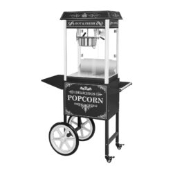 Macchina per popcorn con carrello - 1600 W - design RETRO | RCPW.16.2