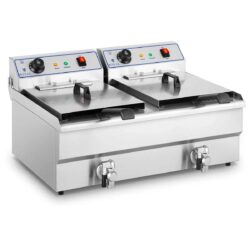 Friggitrice 2 x 16 L - 2 x 6000 W - 400V | RCSF 16DTH