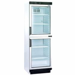 Frigorifero bianco ventilato con due porte in vetro 372 L | FS 2380