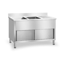 Mobile doppio con lavello - 140 cm