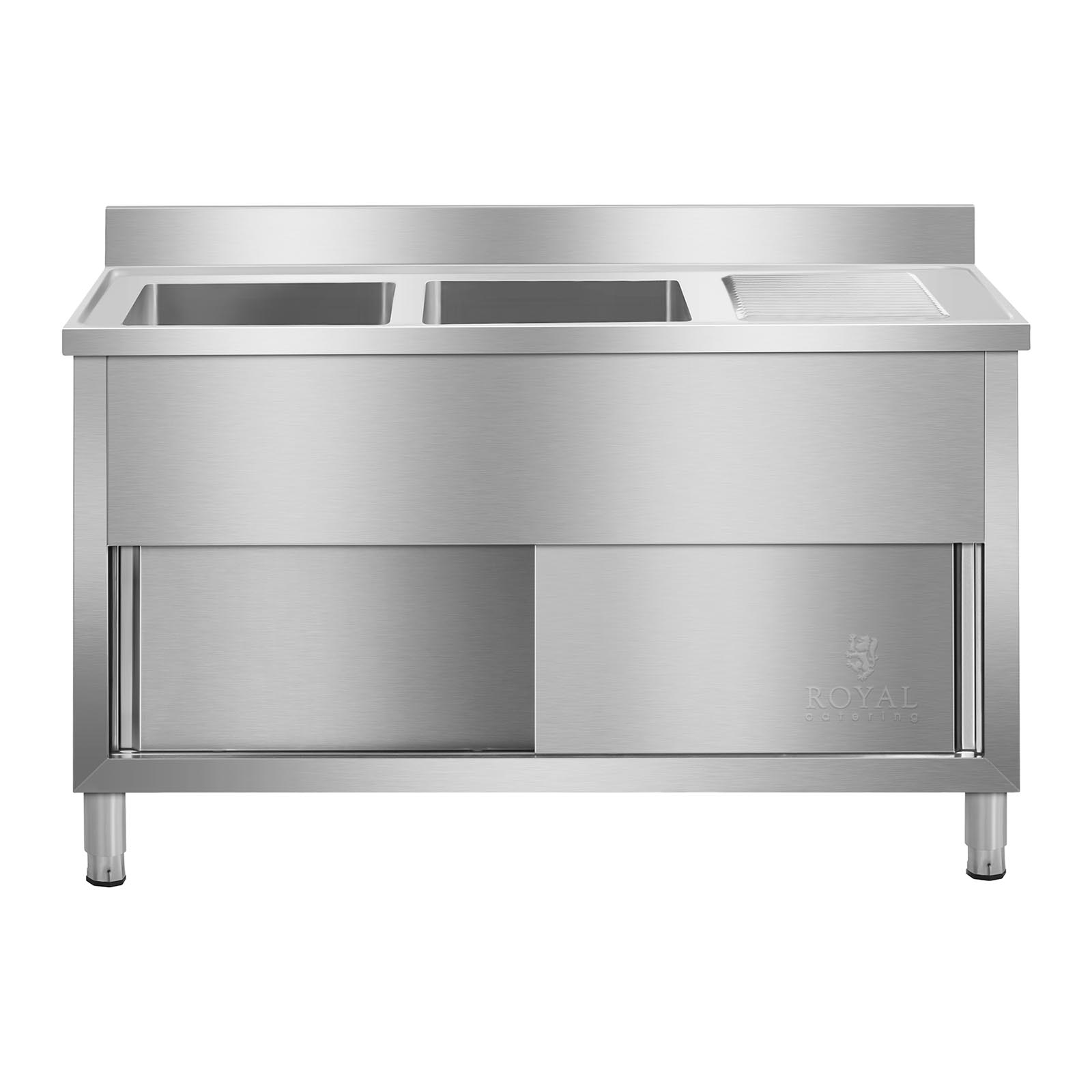Mobile doppio con lavello - 140 cm