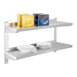 Ripiano a parete - 2 ripiani - 80 cm