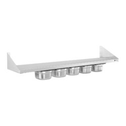 Ripiano per spezie - 5 x 1/6 GN - 120 cm