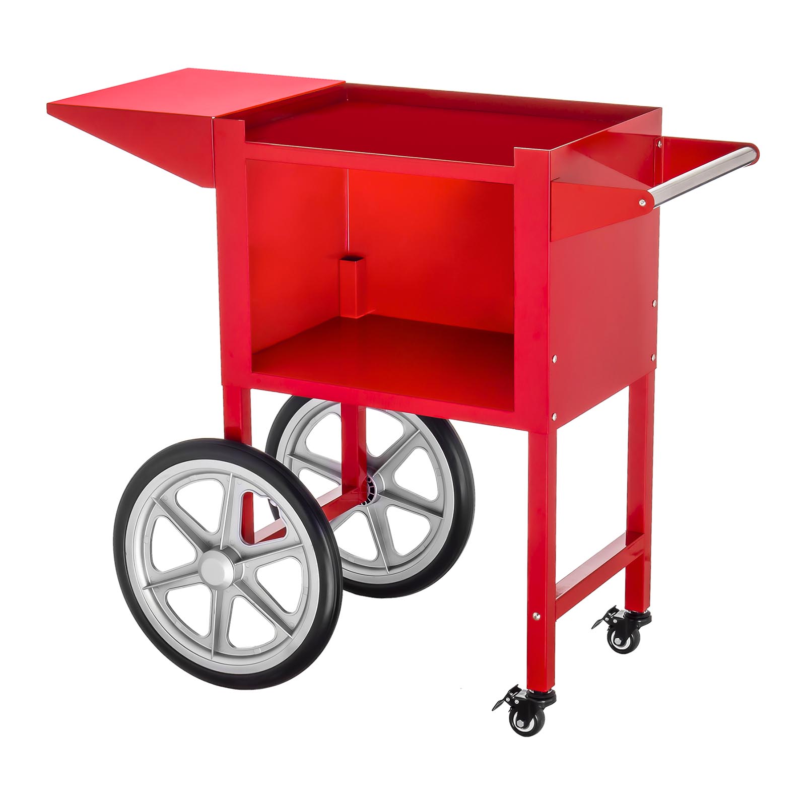 Macchina per popcorn completa di carrello - design retrò - rossa | RCPW.16.2