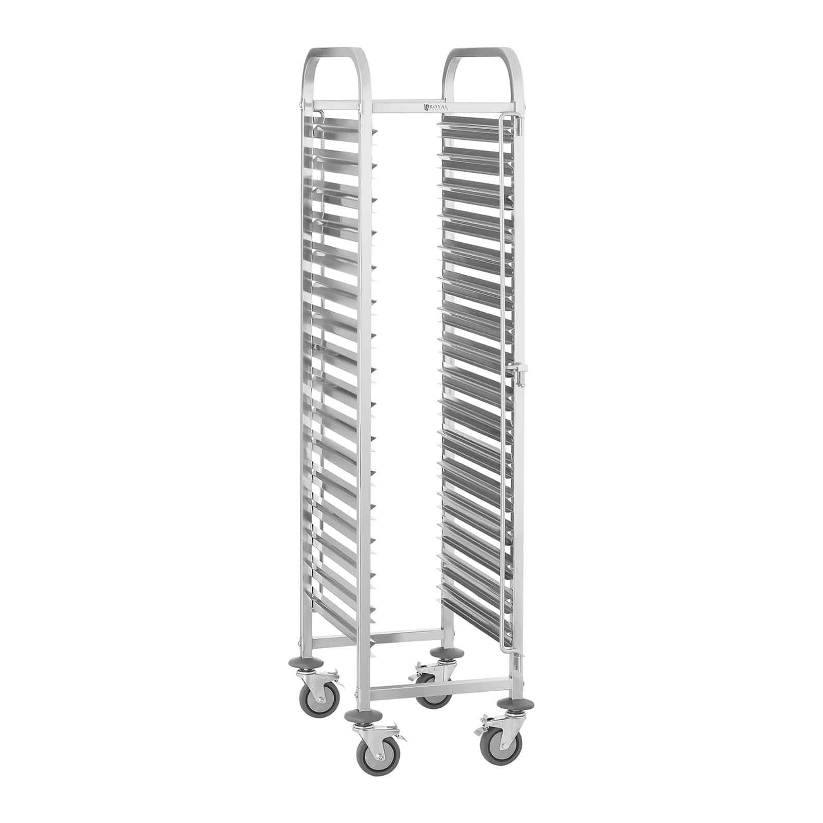 Carrello per tavolette - 16 cassetti GN