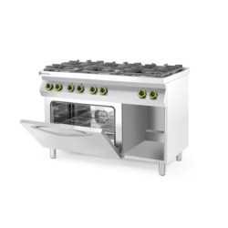 Cucina a gas con forno elettrico GN 1/1 - 28,5 kW | Hendi 225899