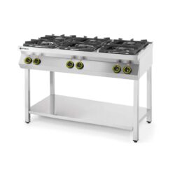 Cucina a gas con ripiano inferiore - 28,5 kW | Hendi 226094