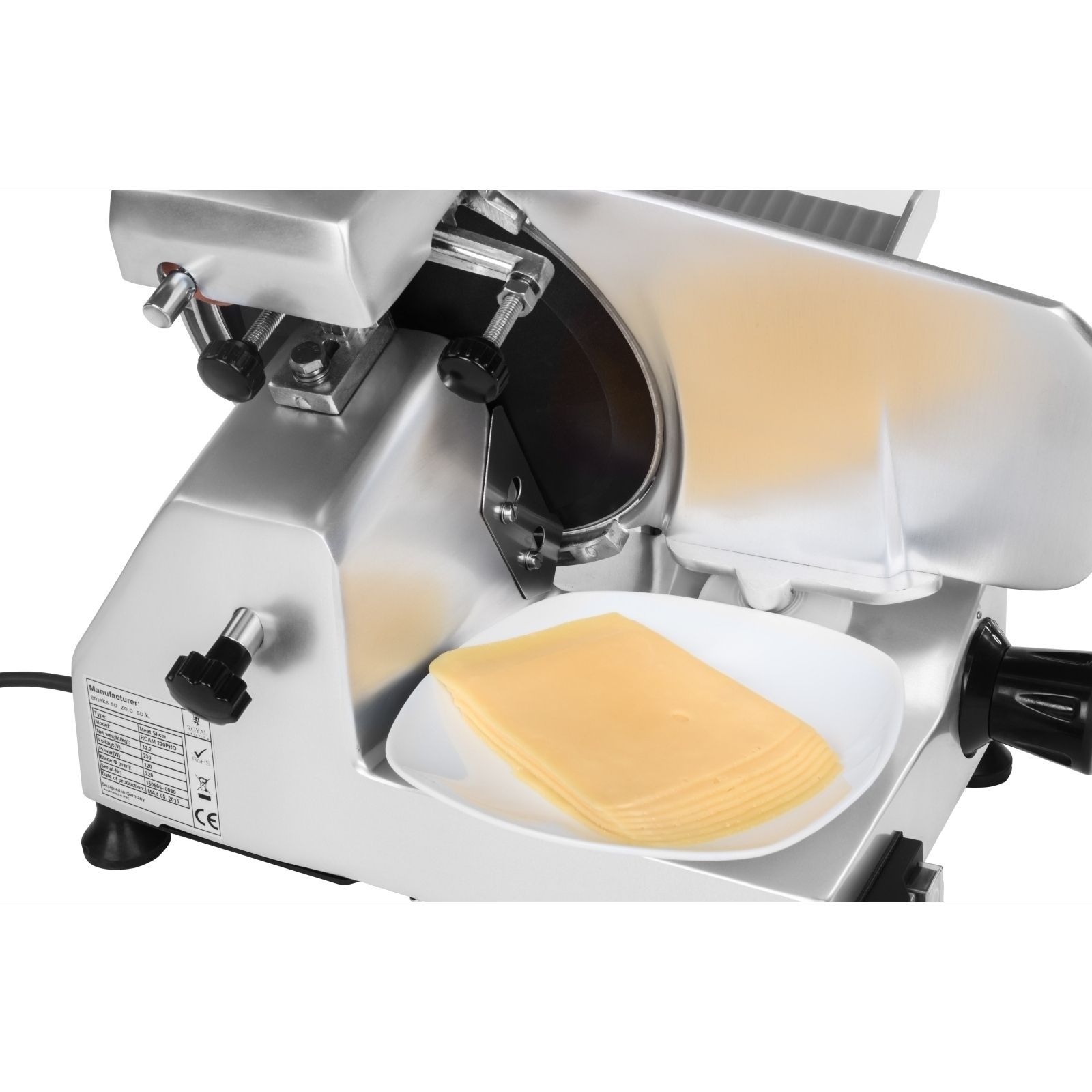 Lama di ricambio per affettatrice - 220 mm - Royal Catering