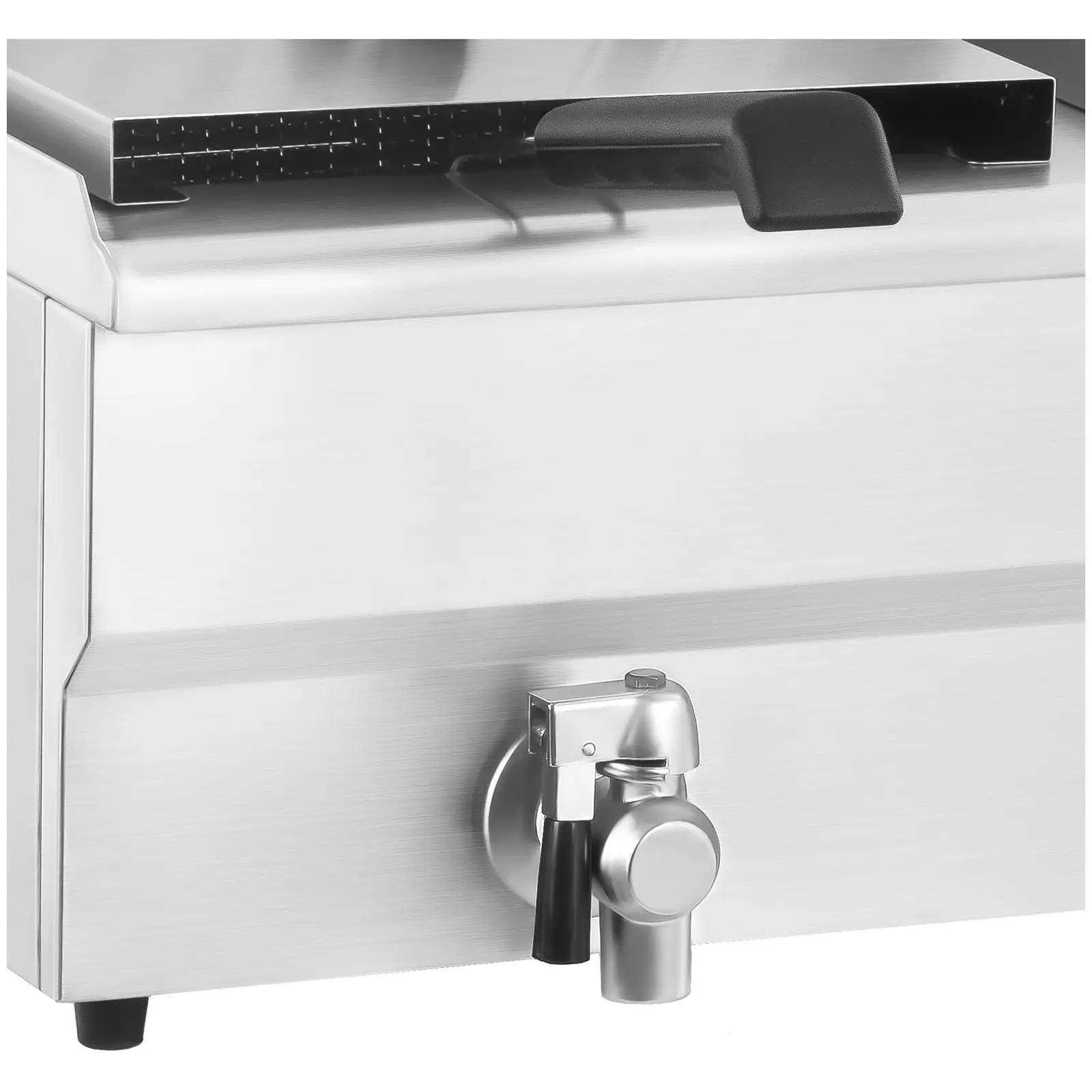 Friggitrice elettrica doppia - 2 x 16 litri con rubinetto di scarico | RCEF 16DH-1