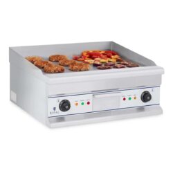 Fry top elettrico liscio - 60 cm - 2x4 kW | RCG 60S