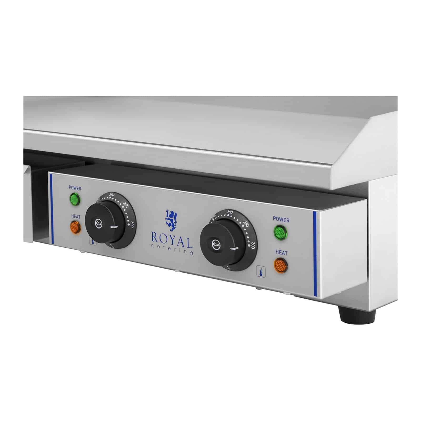 Fry top elettrico - 72,5 cm - liscio - 2 x 2,2 kW | RCEG-75