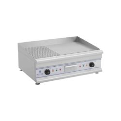 Fry top elettrico - 75 cm - rigato - 2 x 3,2 kW