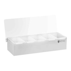 Sovrastruttura con contenitori per ingredienti 5 x 450 ml | RCCBP 5