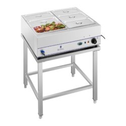 Bain Marie - 2000 W - 6 x 1/3 GN - con supporto | RCBM-6WS-2000