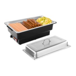 Chafing dish elettrico GN 1/1 - 900 W - 100 mm | RCCD-1/1-100-KS-E
