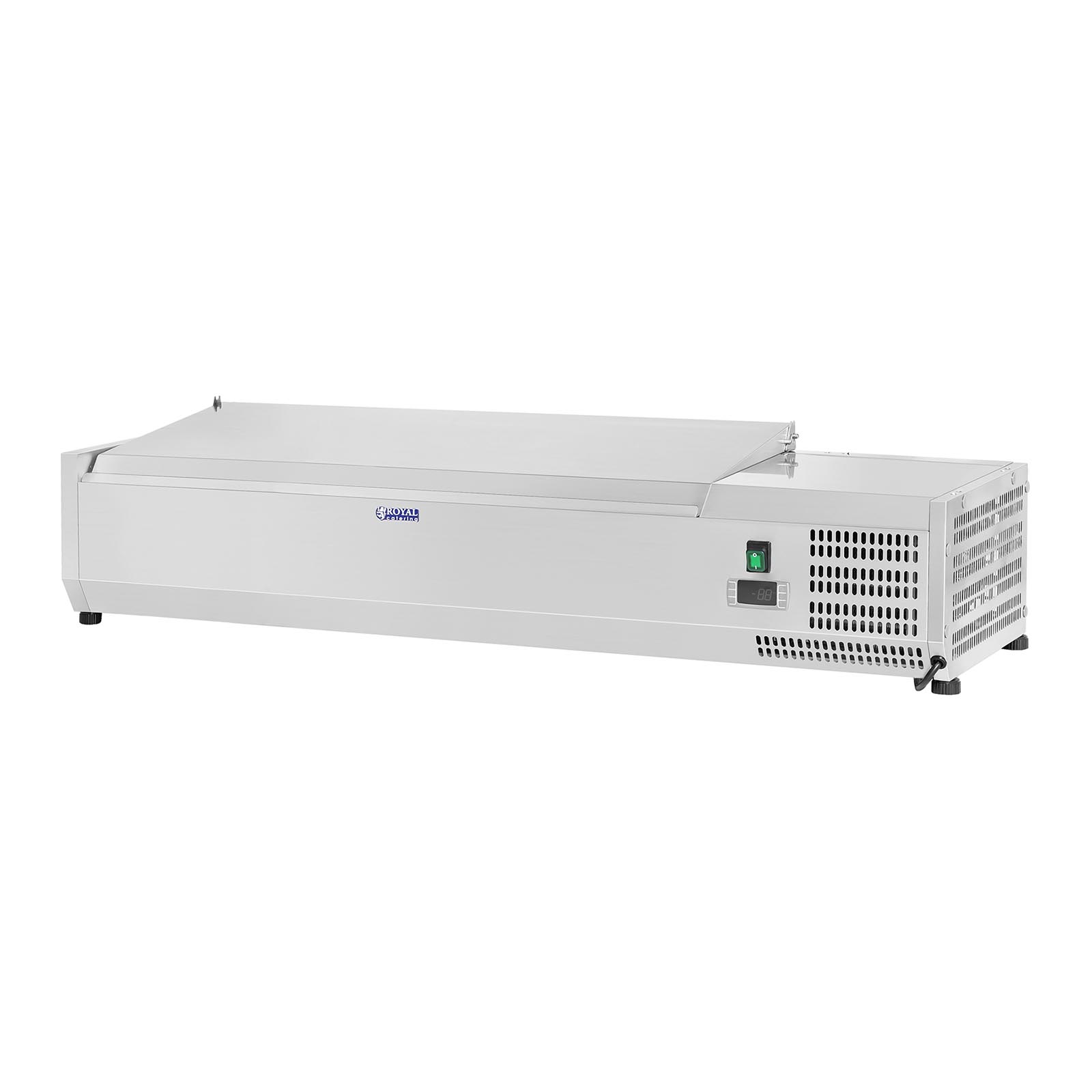 Vetrina refrigerata - 120 x 33 cm - 5 contenitori GN 1/4