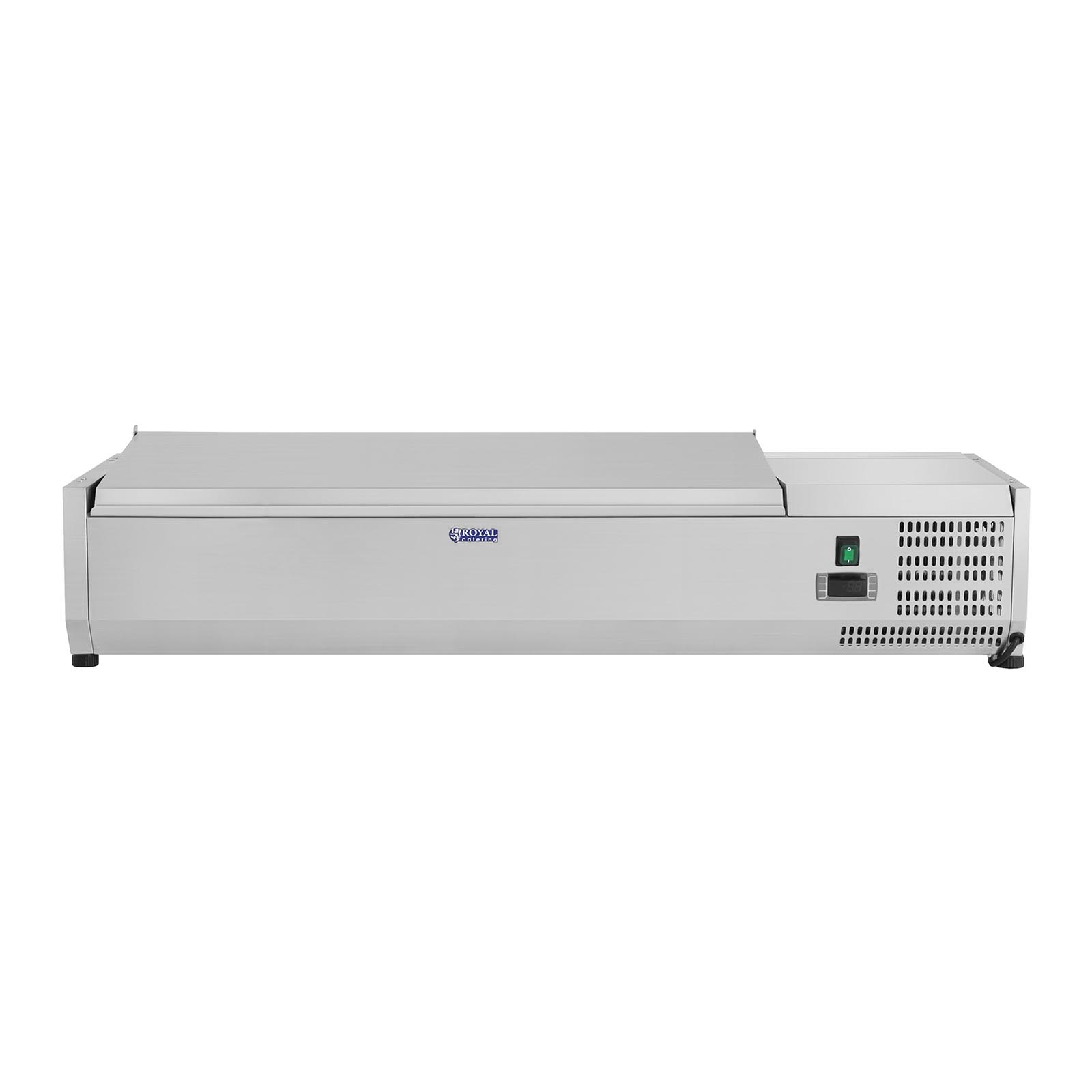 Vetrina refrigerata - 120 x 33 cm - 5 contenitori GN 1/4
