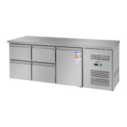 Tavolo refrigerato - 403 L - 1 porte - 4 cassetti | RCKT-179/70