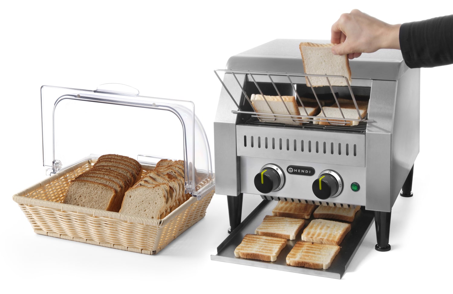 Tostapane a nastro doppio - 2240 W | Hendi 261309