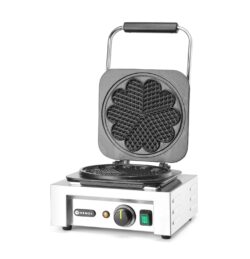 Piastra per waffle a cuore - 2200 W | Hendi 212134