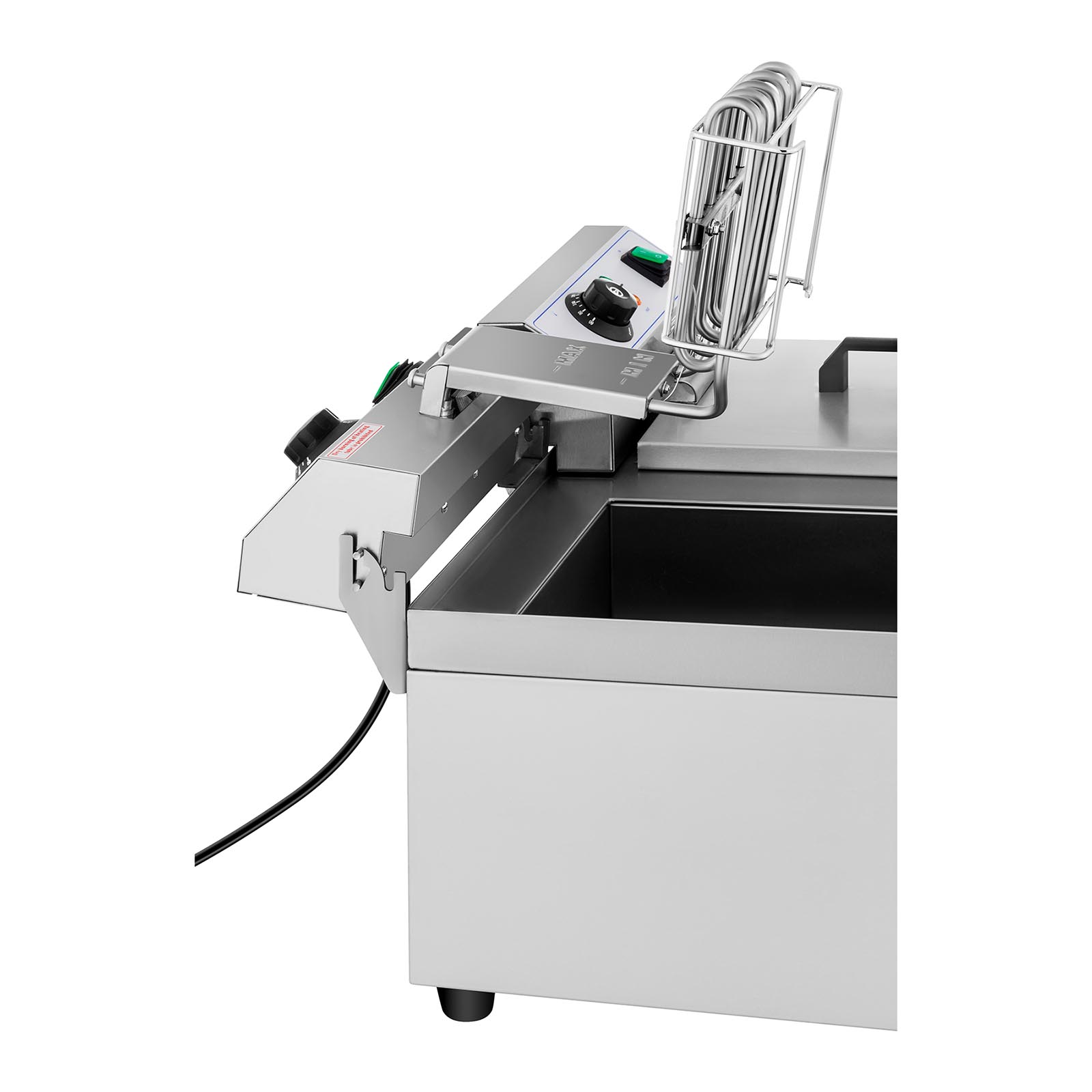 Friggitrice elettrica - 2 x 10 litri - rubinetti di scarico - 230 V | RCEF 10DB