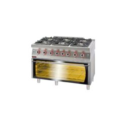 Cucina a gas con forno elettrico | 700.KG-6/PE-3