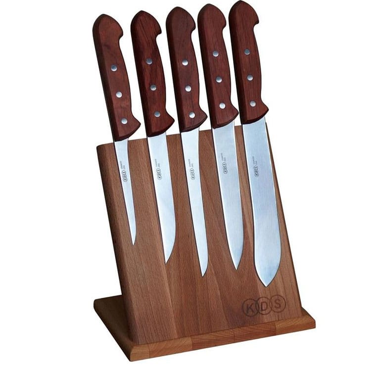 Supporto magnetico con 5 coltelli - BUBINGA | KDS 2663