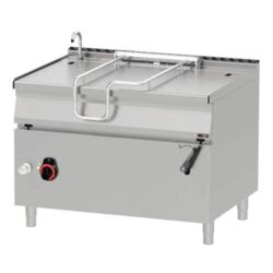 Padella elettrica in acciaio inox 120 L | 1200/900, BR-90/120E/N