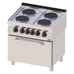 Cucina con forno elettrico - 4x piastre | 800/700, SPT-70/80-21E