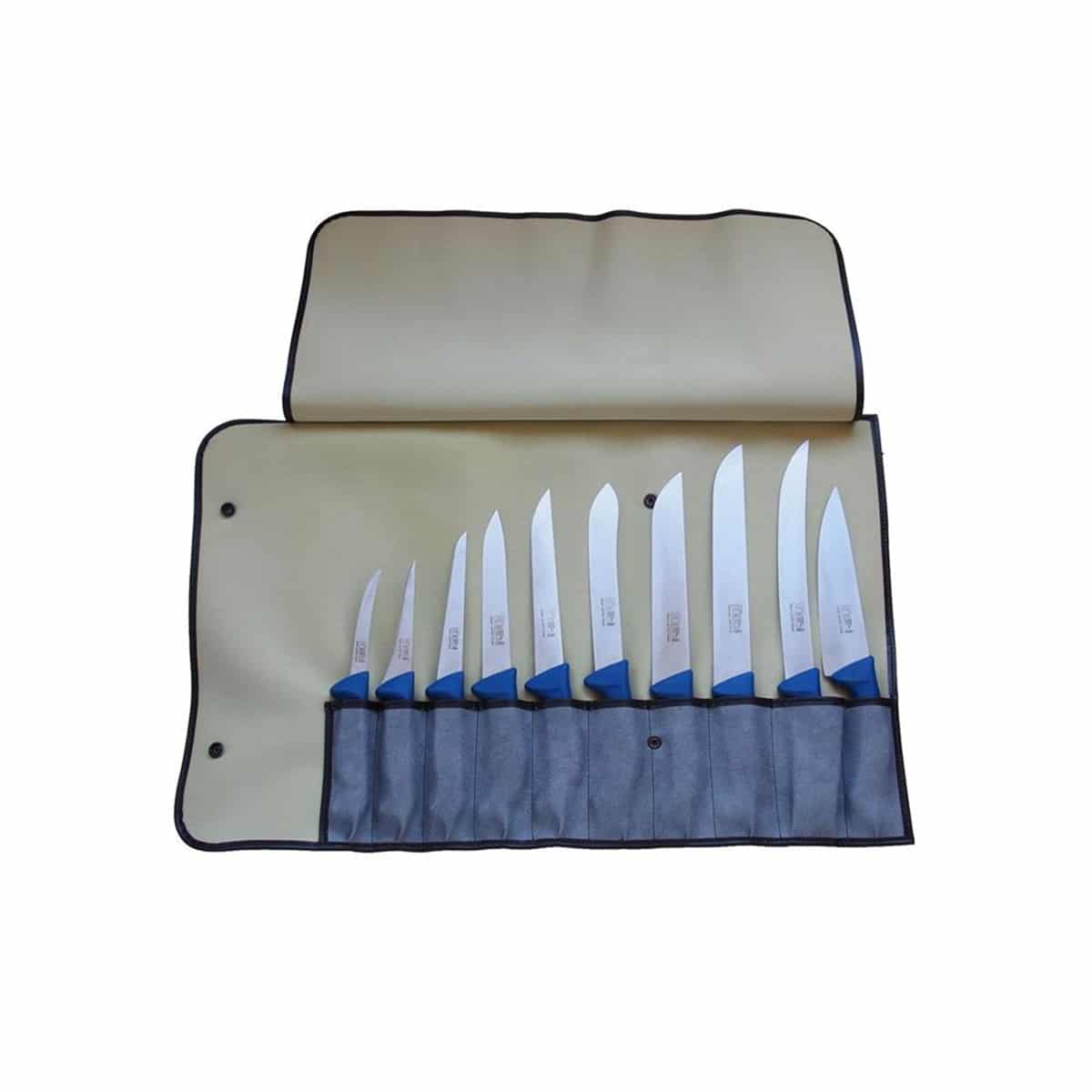 Borsa arrotolabile con 10 coltelli da macellaio PROFI LINE - KDS 2681
