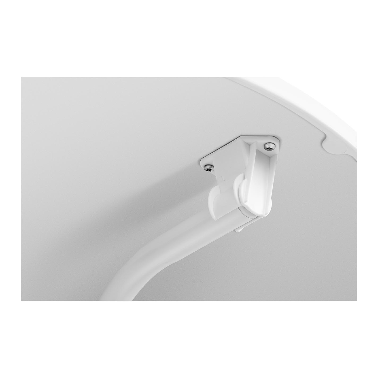 Tavolo da bar - bianco - pieghevole - Ø70 cm - 110 cm | RC-BIS70FW