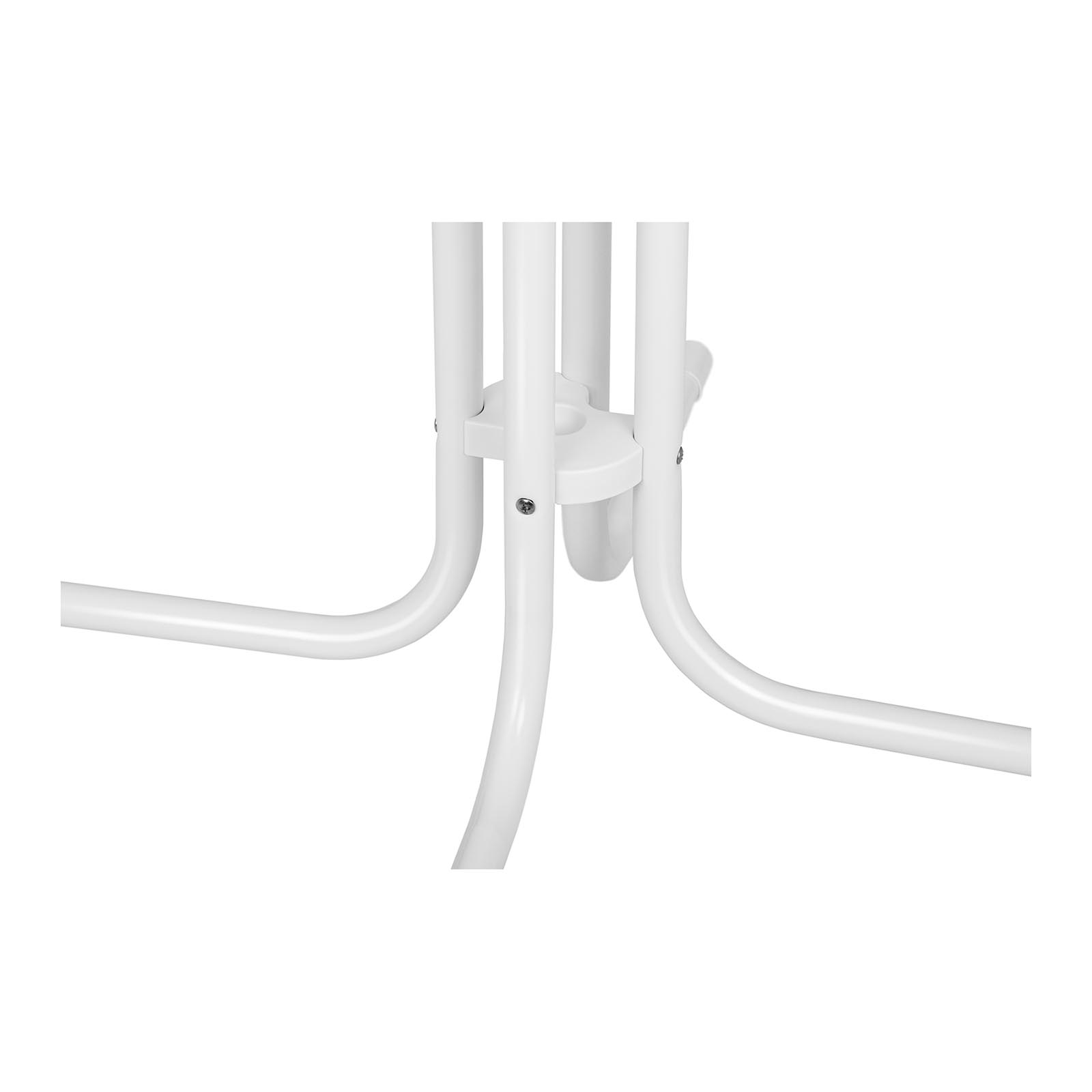Tavolo da bar - bianco - pieghevole - Ø70 cm - 110 cm | RC-BIS70FW