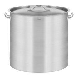 Pentola in acciaio inox - 98 L - coperchio | RCST-98LI-E