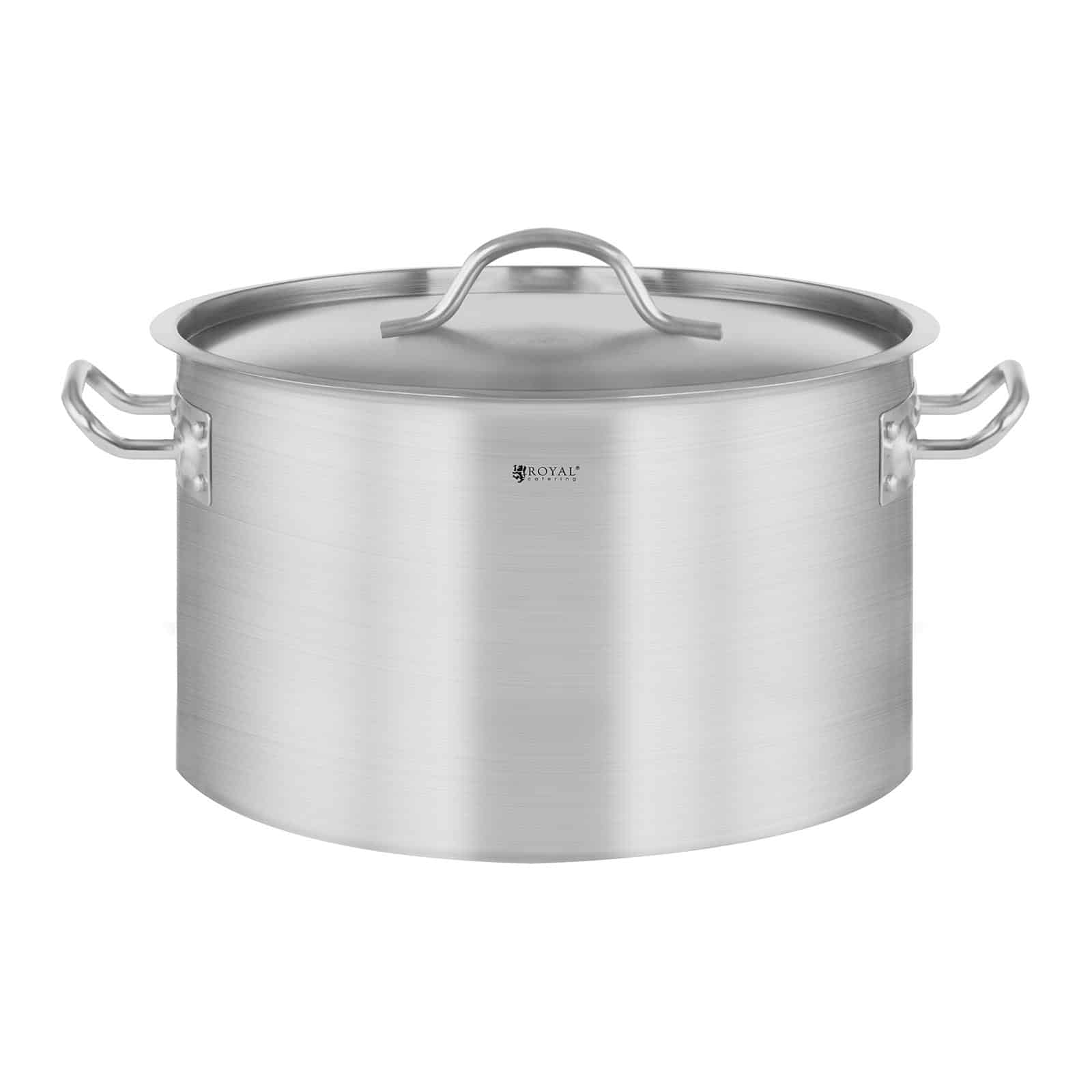 Pentola in acciaio inox - 14 l - coperchio | RCST-14E3-S