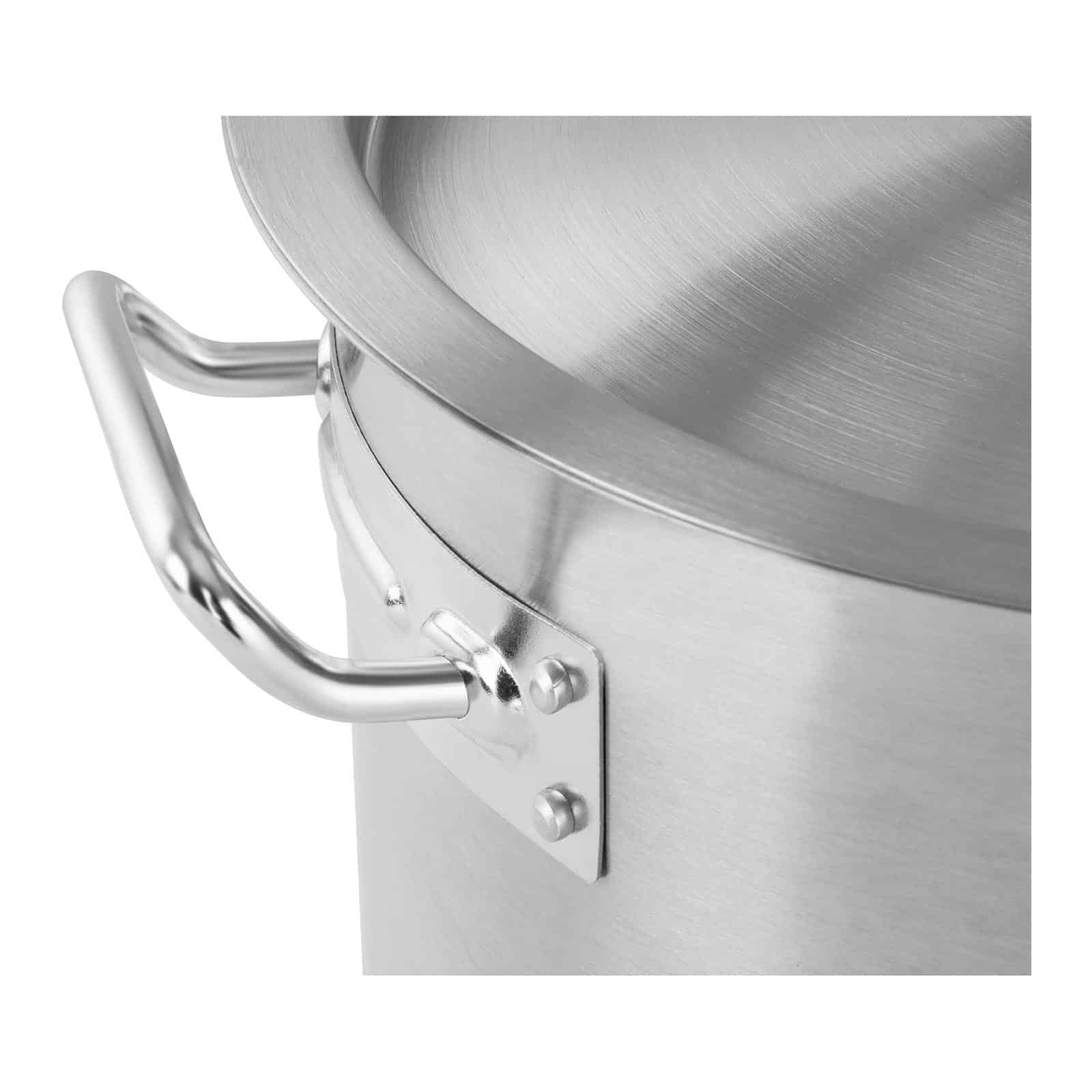 Pentola in acciaio inox - 14 l - coperchio | RCST-14E3-S
