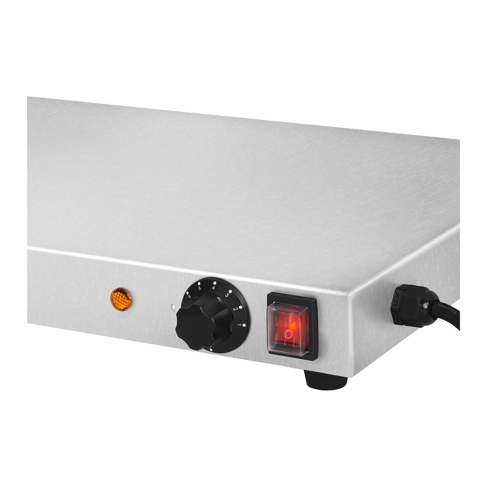 Piastra riscaldante - 250 W - acciaio inox | RCHP-250E