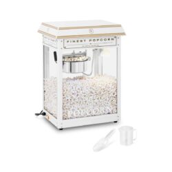 Macchina per popcorn - bianco-oro 1600 W | RCPS-WG1