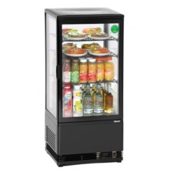 Vetrina refrigerata 78 L - nera | Bartscher 700277G