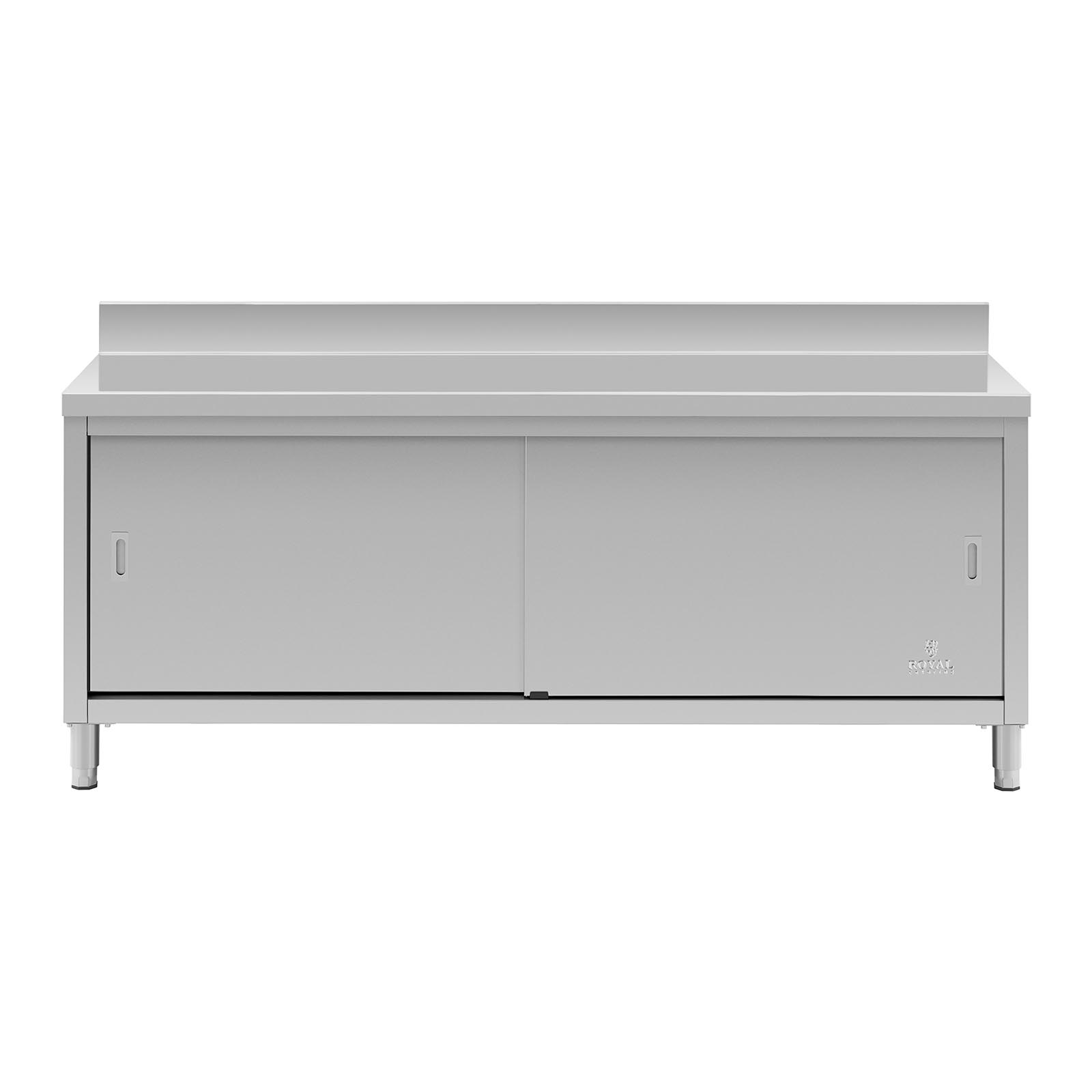 Mobile da cucina con bordo superiore 200 x 70 cm | RCSSCB-200X70-EB