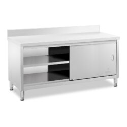 Tavolo da lavoro con armadio 180 x 60 cm | RCSSCB-180X60-EB