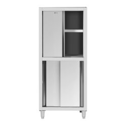 Armadio da cucina in acciaio inox - 80 x 50 x 180 cm | RCDC-80
