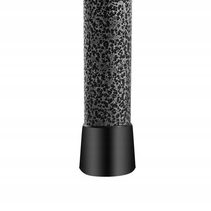 Set da giardino pieghevole nero - tavolo + panche | 180 cm