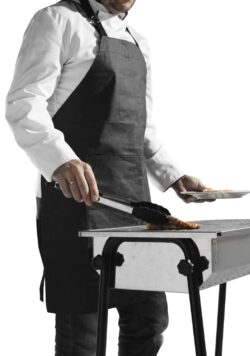 Grembiule da barbecue nero | Hendi 556696