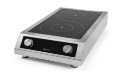 Piastra a induzione doppia Profi Line - 7000 W | Hendi 239346