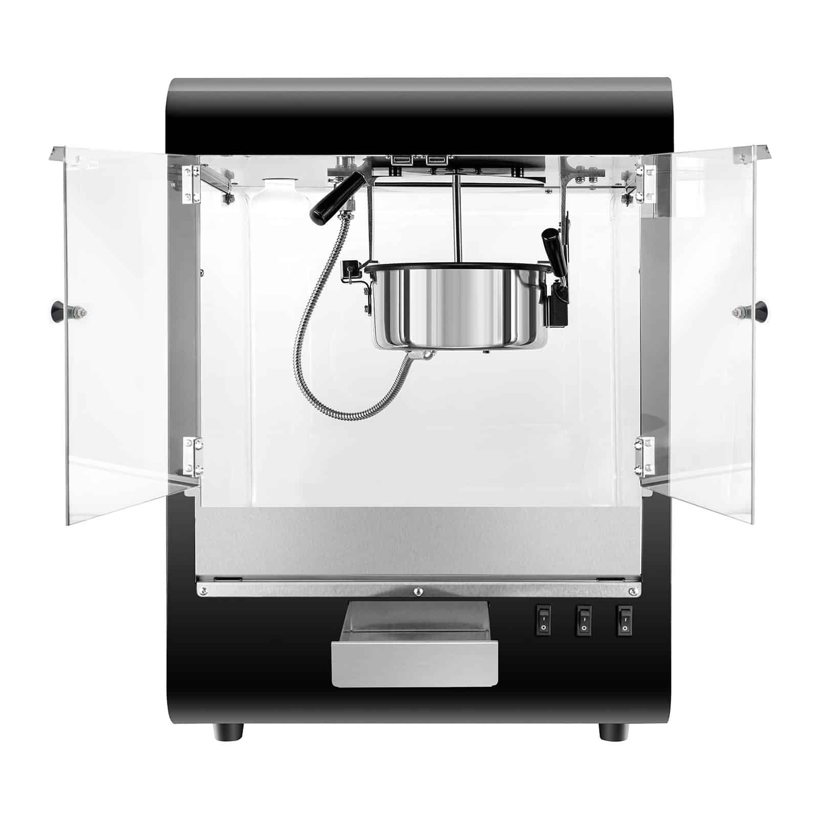 Macchina per popcorn nera, 4–5 kg/h, Royal Caterig | RCPS-ND01