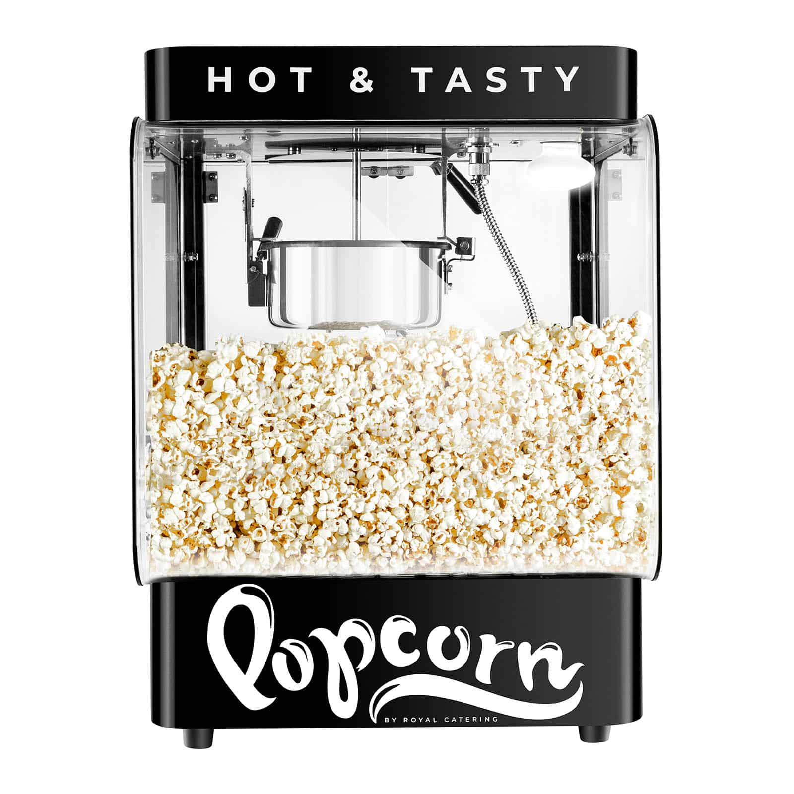 Macchina per popcorn nera, 4–5 kg/h, Royal Caterig | RCPS-ND01