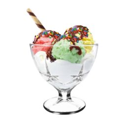 Bicchiere in vetro per gelato, budino - 250 ml